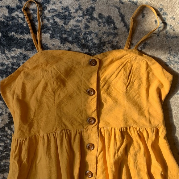 Yellow Button-Up Sundress 🌞 - Picture 9 of 11